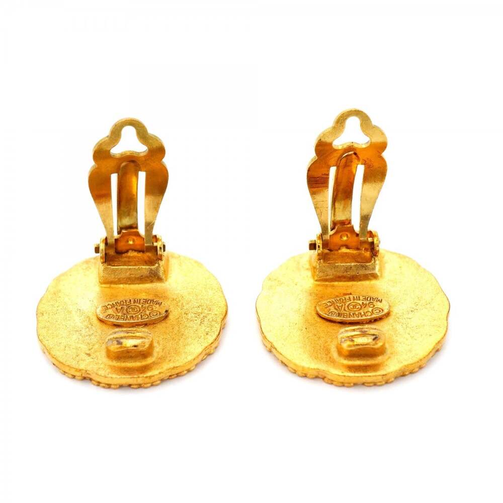 Chanel Cc Logo Clip-On Earrings Metal #250030C57B - Picture 6 of 6